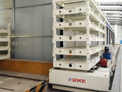 Модел Транспортен инструмент за обработка на материали между фабриките