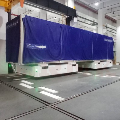 Транспорт на контейнери 40 тон, свързана с релса, свързана с релса